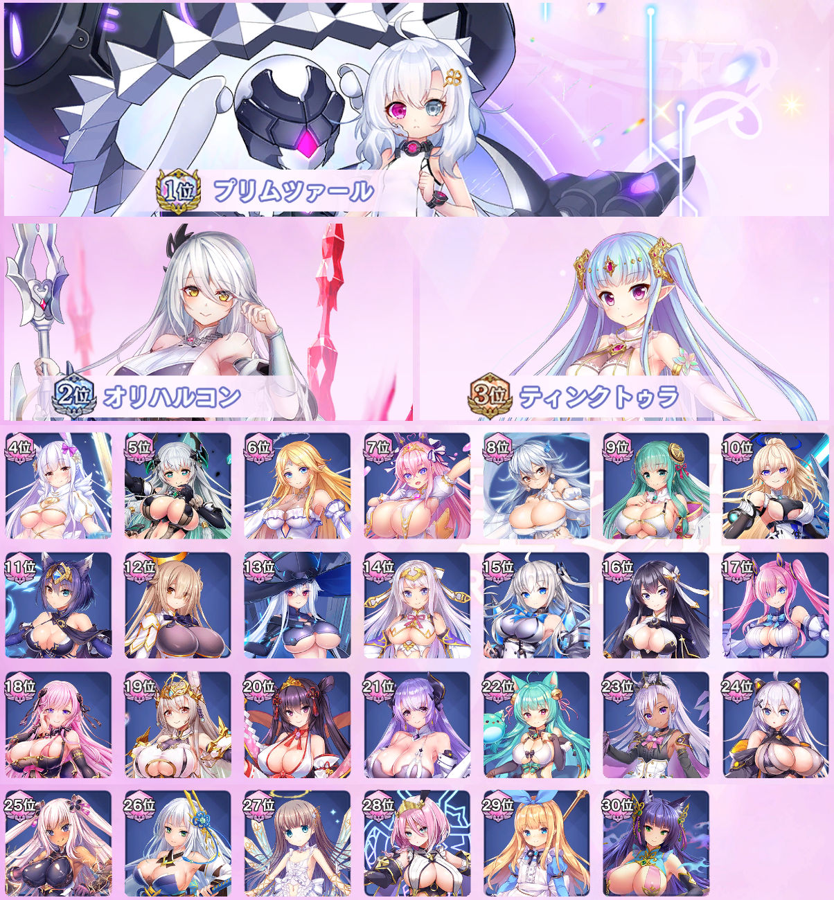 イベント「公式人気投票」攻略まとめ - 宝石姫 Reincarnation攻略Wiki